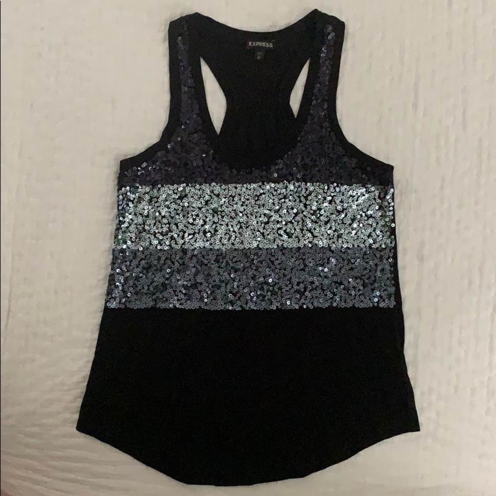 Express Sequin Tank Top